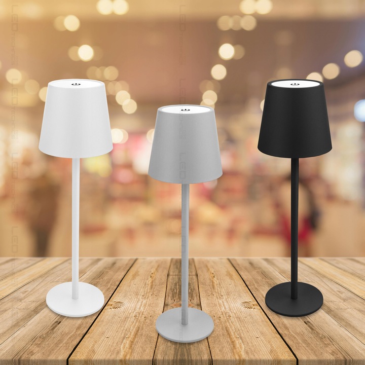 Lampa nocna Lampka stołowa biurkowa LED USB Dotykowa Bezprzewodowa