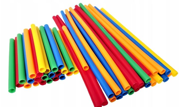 PATYCZKI KLOCKI KONSTRUKCYJNE SŁOMKI ZESTAW 800el