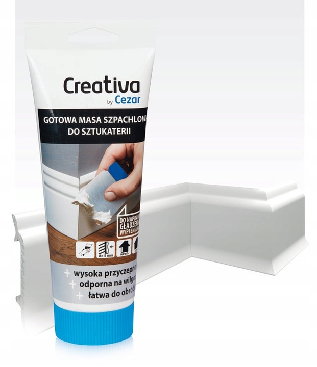Gotowa masa szpachlowa Creativa C200 do listew przysufitowych
