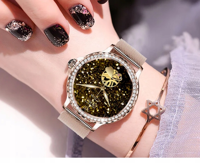 SMARTWATCH ELEGANCKI ZEGAREK DAMSKI POLSKIE MENU 2 paski