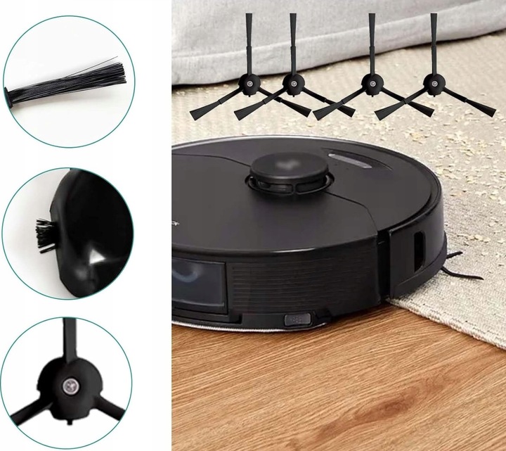 ZESTAW SZCZOTKI ROLKI FILTRY MOP DO ROBOROCK S8 PLUS MAX MAXV ULTRA