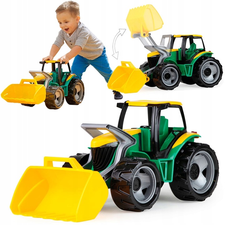 LENA TRAKTOR GIGANT, SPYCHACZ Z PRZEDNIĄ ŁYŻKĄ