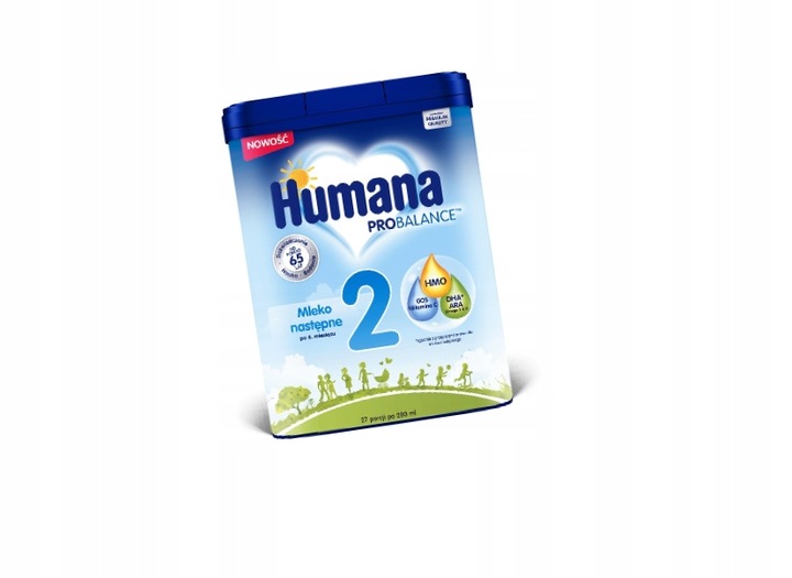 HUMANA 2 HMO MLEKO NASTĘPNE PO 6 MIESIĄCU 750G