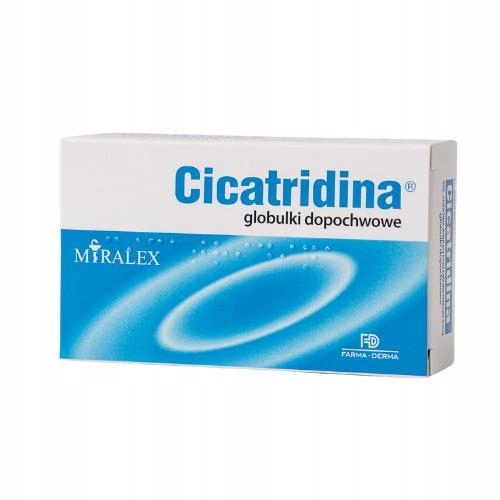 CICATRIDINA globulki dopochwowe po zabiegach chirurgicznych 10 globulek