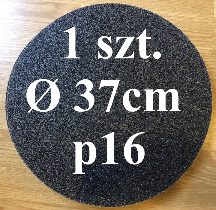 Papier ścierny do styropianu 1szt p16 Ø 37cm