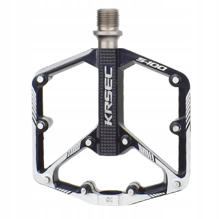 PEDAŁY PLATFORMOWE ROWEROWE ALUMINIOWE MOCNE ŁOŻYSKA MASZYNOWE PINY CZARNE