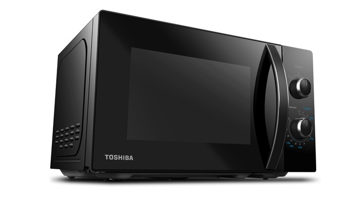 Mikrofalówka Kuchenka Mikrofalowa TOSHIBA Czarna proste sterowanie