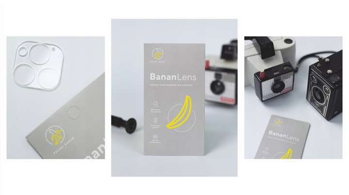 Szkło hartowane 9H BananLens na aparat do Apple iPhone 15 Pro