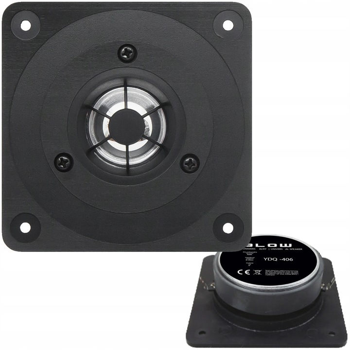 GŁOŚNIK WYSOKOTONOWY TWEETER 50W 100MM 10CM 8 Ohm DYNAMICZNY MOCNY 4"