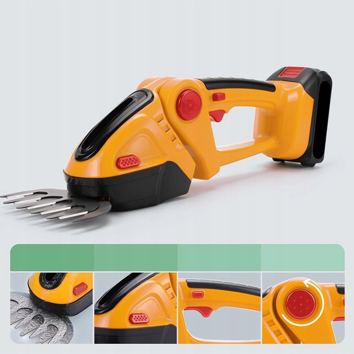 AKUMULATOROWE NOŻYCE TRAWY KRZEWÓW ŻYWOPŁOTU PRZENOŚNA RĘKOJEŚĆ MAŁE