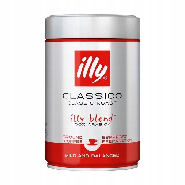 Illy Classico Espresso kawa mielona arabica średnio palona 250g