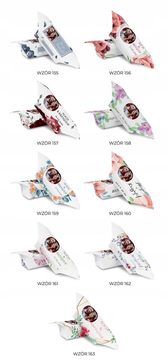 KRÓWKI Ślubne personalizowane PODZIĘKOWANIA dla gości ŚLUB 1KG wesele