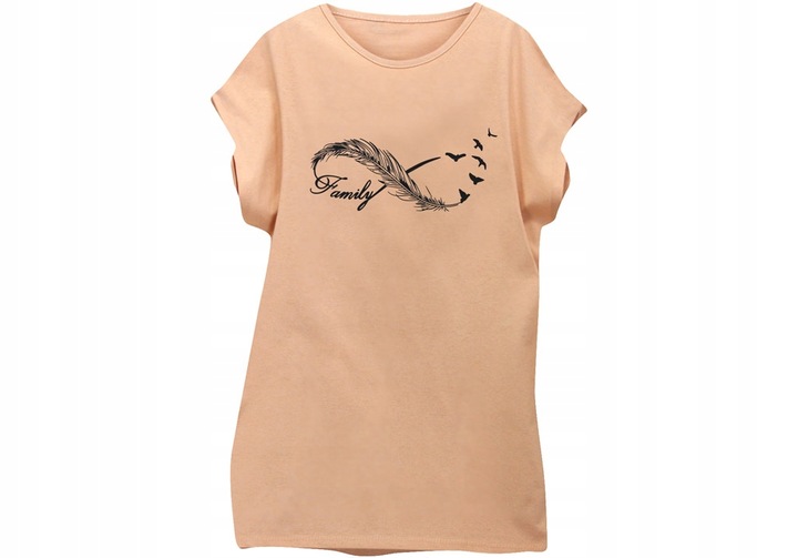 Kobieca dłuższa bluzka z bawełny Plus Size 3XL 46