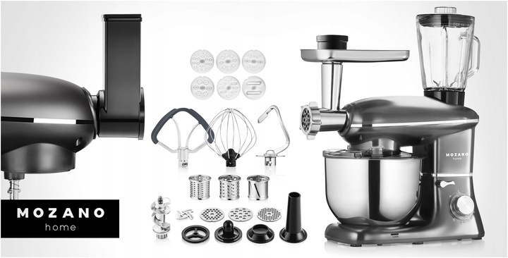 ROBOT PLANETARNY KUCHENNY BLENDER MIKSER DUŻY ZESTAW 6w1 MISA 6,2L
