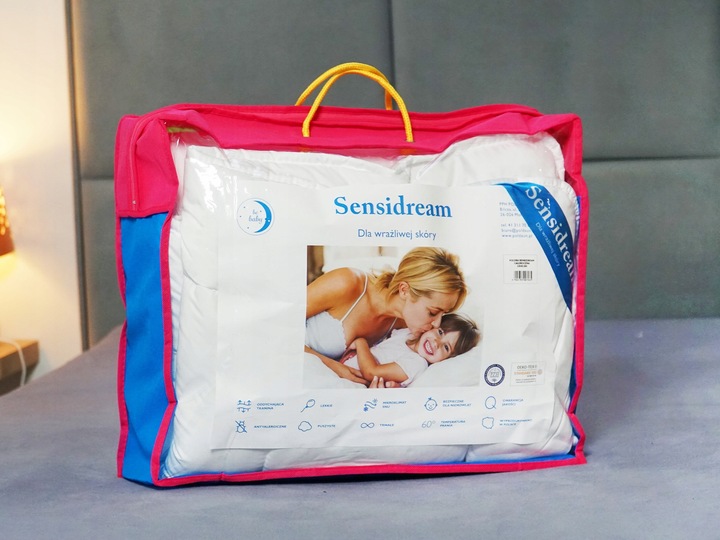 Kołdra 100x160 cm całoroczna + poduszka 40x60 cm