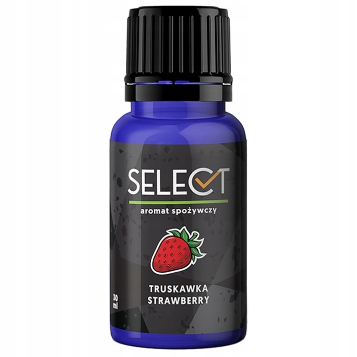 AROMAT SPOŻYWCZY DO CIAST NAPOJÓW SELECT - TRUSKAWKA 30 ML