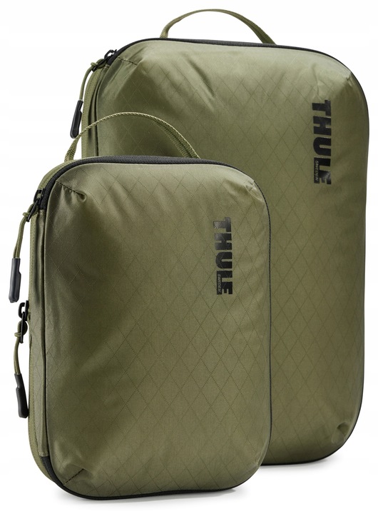 Organizer podróżny pokrowiec Thule Compression Cube Set - Soft Green