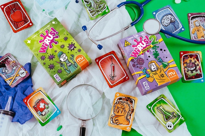 Wirus + dodatek Ewolucja Gra karciana rodzinna Muduko