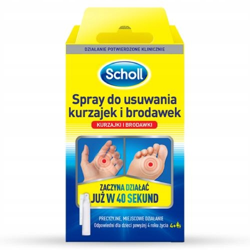 Scholl Spray do usuwania kurzajek i brodawek 80 ml