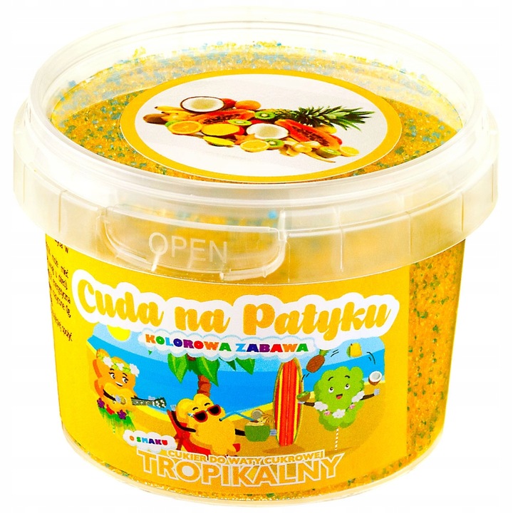 KOLOROWY Cukier do Waty Cukrowej do Maszyny Smakowy PATYCZKI ZESTAW