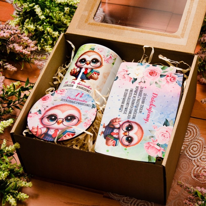 Prezent Na Dzień Nauczyciela Zestaw Prezentowy Kubek Pudełko Na