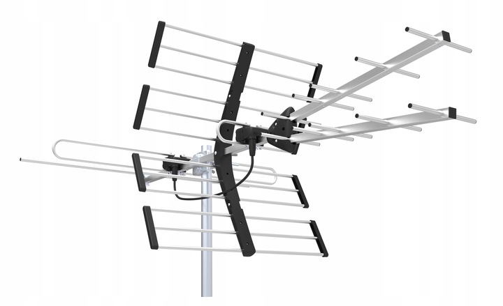 ANTENA Kierunkowa DVB-T2 Filtr LTE 4K 120km VHF UHF WSZYSTKIE MUX 8