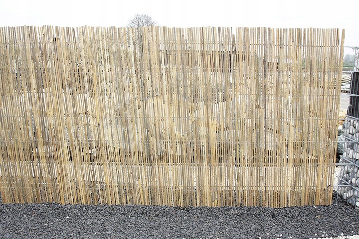 MATA BAMBUSOWA OSŁONOWA NA PŁOT OGRODZENIE OSŁONA NA BALKON BAMBUS