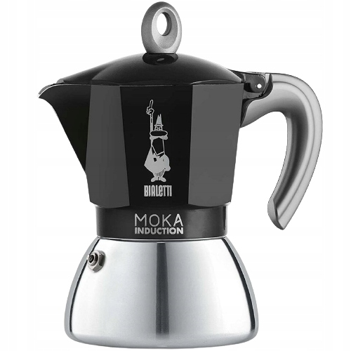 Kawiarka MOKA INDUCTION II 2tz BLACK 100ml BIALETTI indukcja