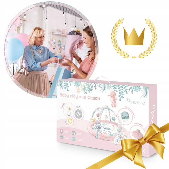 MATA EDUKACYJNA INTERAKTYWNA DLA NIEMOWLĄT KOKON KOJEC GNIAZDO NUKIDO