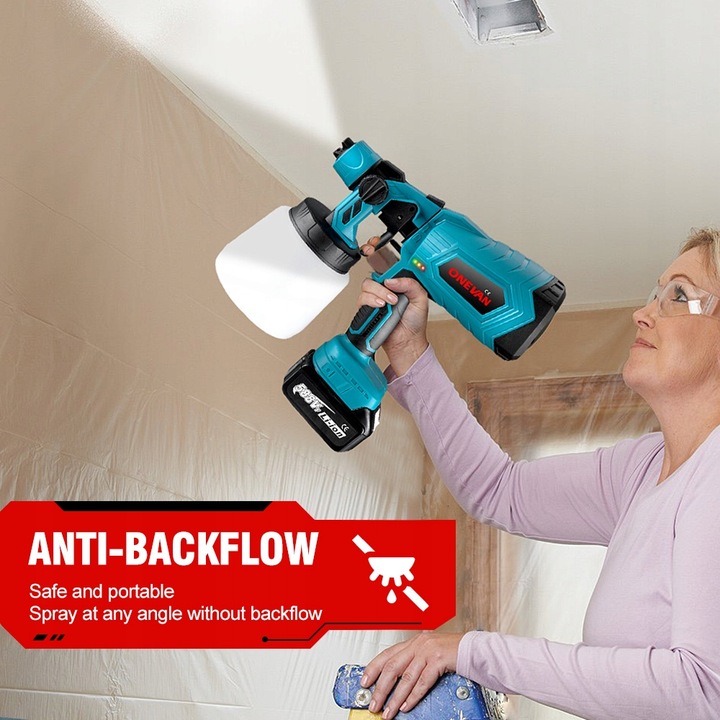 Pistolet natryskowy 1000ml do malowania Pistolet natryskowy 3 dysze