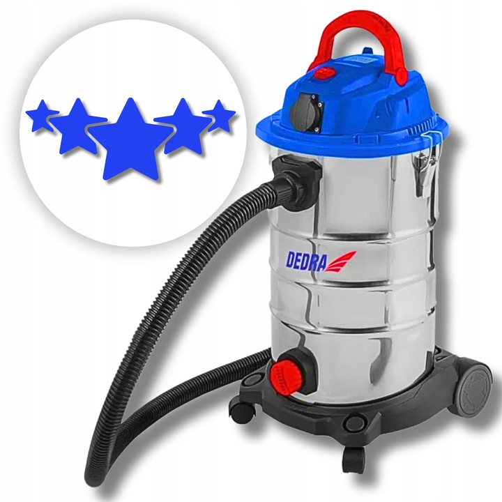 ODKURZACZ PRZEMYSŁOWY BEZWORKOWY Z OTRZĄSACZEM DO GIPSU SUCHO MOKRO