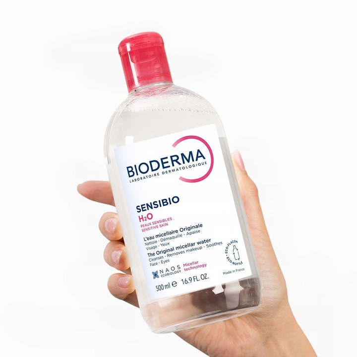 BIODERMA Sensibio H2O płyn woda micelarna do demakijażu twarzy 500ml