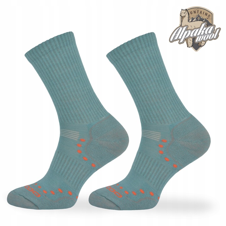 Oddychające funkcyjne skarpety termoaktywne turystyczne 50% merynosa COMODO