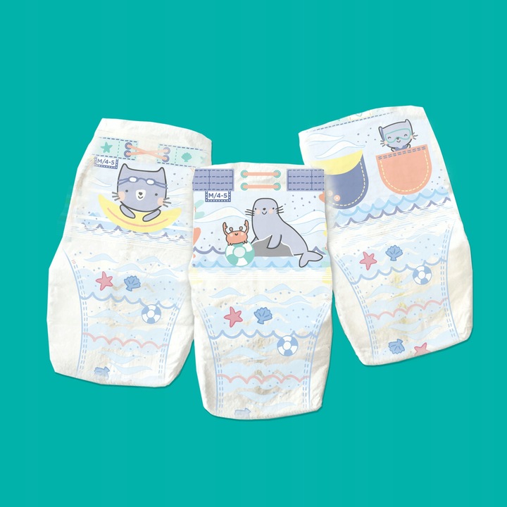 PAMPERS SPLASHERS PIELUCHY DO PŁYWANIA KĄPIELI NA BASEN R.4-5 9-15KG 11 SZT