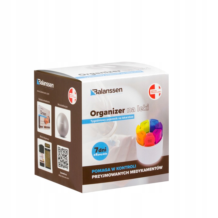 POJEMNIK KASETKA PUDEŁKO NA LEKI TABLETKI 7dni x 4