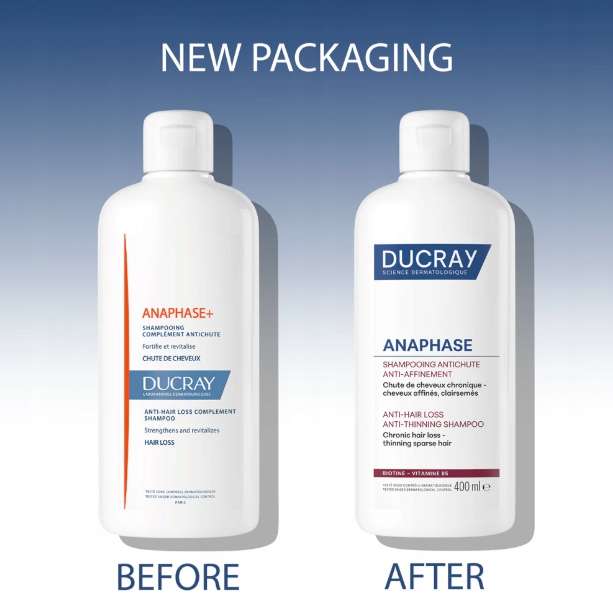 Szampon Ducray Anaphase przeciw wypadaniu włosów, 400 ml