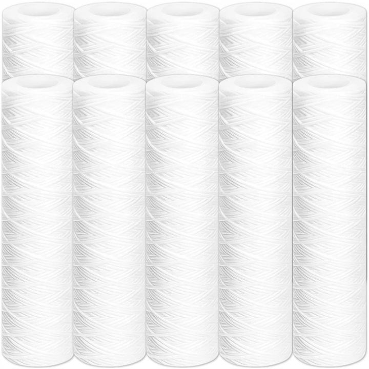 FILTR DO WODY WKŁAD FILTRUJĄCY SZNURKOWY ZMIĘKCZAJĄCY PP5 10" ZESTAW