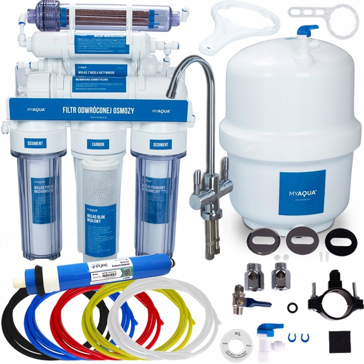 Filtr do wody odwrócona osmoza RO7+ JONIZATOR WODY