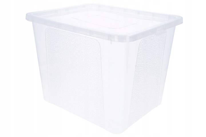 Pojemnik 30 l przezroczysty z pokrywą BPA free do przechowywania