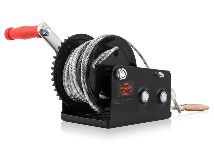 WYCIĄGARKA RĘCZNA KORBOWA LINOWA 1133kg WCIĄGARKA lebiodka przenośna