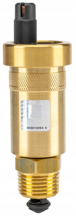 ODPOWIETRZNIK AUTOMATYCZNY AUTOMAT MOSIĘŻNY PROSTY 1/2" Z ZAWOREM