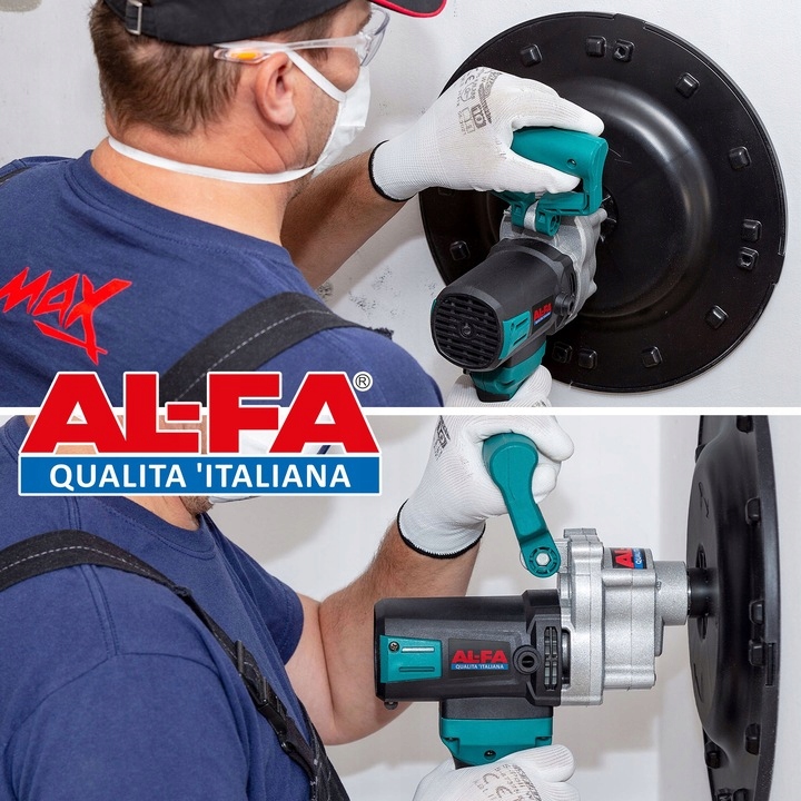 ZACIERACZKA do tynków gładzi STYROPIANU szlifierka REGULACJA MOCNA ZESTAW