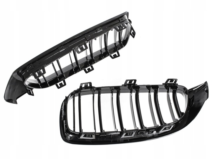 Atrapa Nerki Grill Kratka Czarny Połysk 2szt do BMW 4 F32 F33 F36 M PAKIET