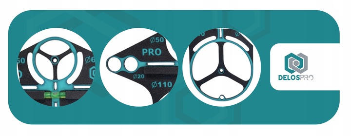 SZABLON WZORNIK OTWORÓW PŁYTEK GEBERIT TOALETA WYTRZYMAŁY GIĘTKI