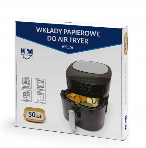 Wkład do frytkownicy beztłuszczowej kwadratowy AK176 K&M