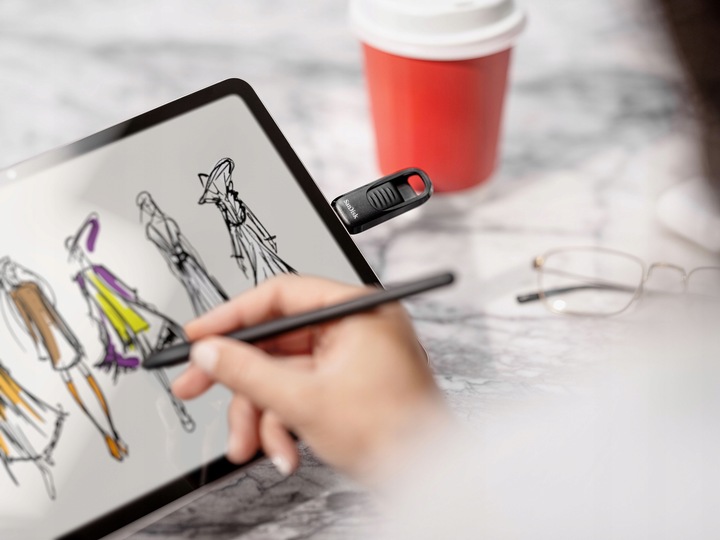 Pendrive SanDisk Ultra Slider 64 GB USB 3.1 typ C czarny