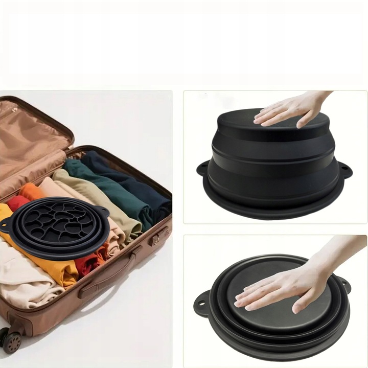 Skadana miska do kąpieli lodowej na twarzy gębokie chodzenie efekt 03