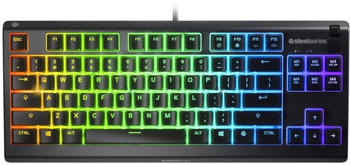 KLAWIATURA PRZEWODOWA MEMBRANOWA STEELSERIES APEX 3 TKL US GAMINGOWA RGB