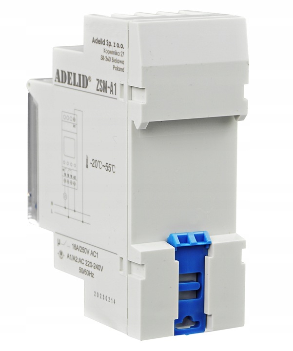 ZEGAR CZASOWY ASTRONOMICZNY PROGRAMATOR NA SZYNĘ