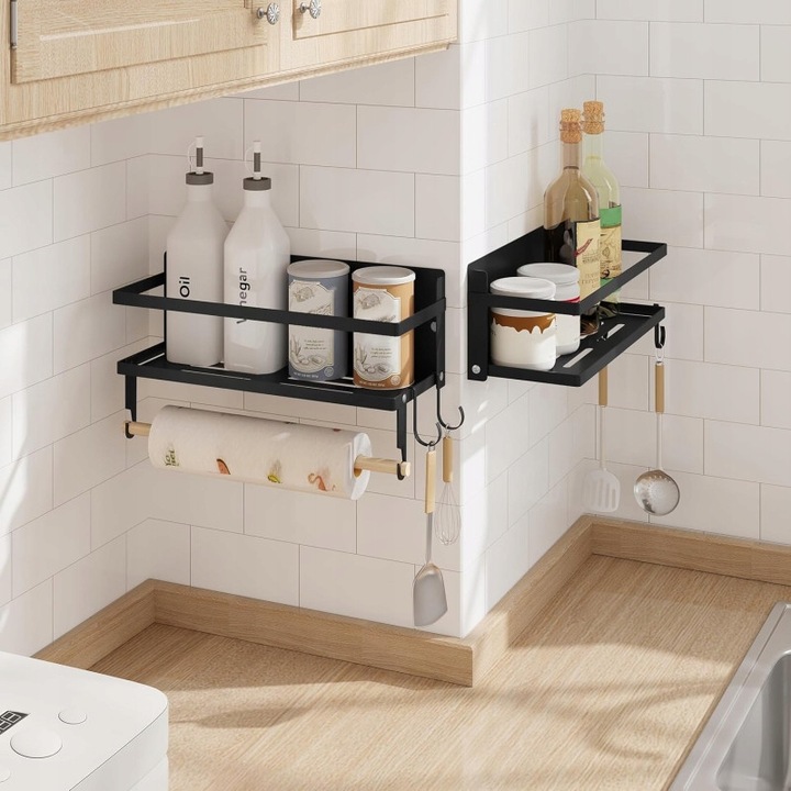 PÓŁKA KUCHENNA NA PRZYPRAWY MAGNETYCZNA ORGANIZER NA LODÓWKĘ ŚCIANĘ